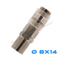 FEMALE QUICK COUPLING FOR 8X14 RUBBER HOSE