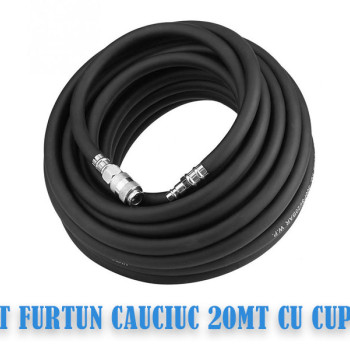 FURTUN CAUCIUC 20MT CU CUPLAJE
