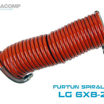 LONGLIFE SPIRAL HOSE 25M+2 CUPLAJE 6X8