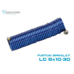FURTUN SPIRALAT LG 8X10 30M CU CUPLAJ FURTUN SPIRALAT LG 8X10 30M CU CUPLAJ