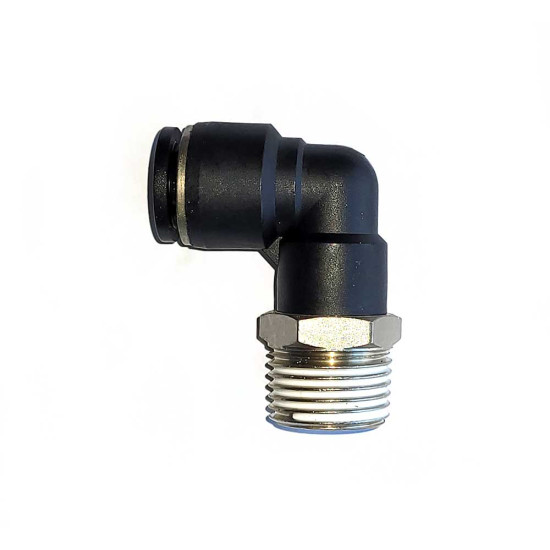 PNEUMATIC L TYPE ELBOW CONNECTOR MALE 1/2 D10 RT-6101/14 GAV