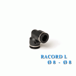 Cuplaj Pneumatic L Push-in 8mm - Racord Rapid Tip Cot