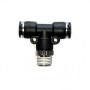 1/4 CENTRAL TEE COUPLING FOR 12mm HOSE