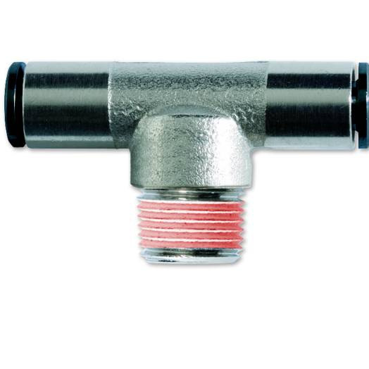 PNEUMATIC T MALE THREAD 1/4 CONNECTOR D6 RR6043/4 GAV