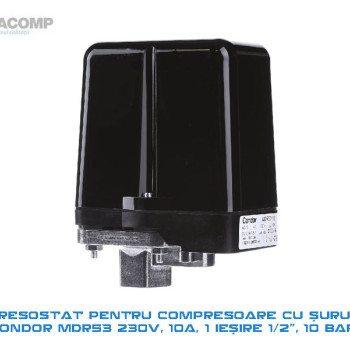 Control pressure switch Mdr 53 1/2 230V 10A 10 BAR