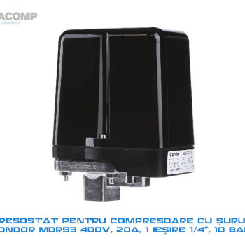 Control pressure switch Mdr 53 1/4 400V 20A 10 BAR