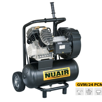 24L LUBRICATED V TWIN CILINDER COMPRESSOR