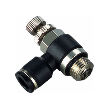 DROSEL PNEUMATIC UNIDIRECTIONAL FILET 1/8 PENTRU FURTUN DE 6mm