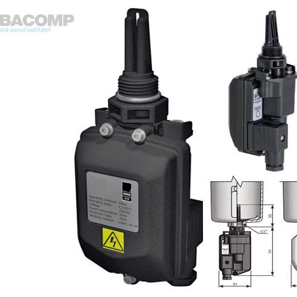 EVACUATOR CONDENS ELECTRONIC PENTRU FILTRU EVAC IED 230V OMEGA AIR