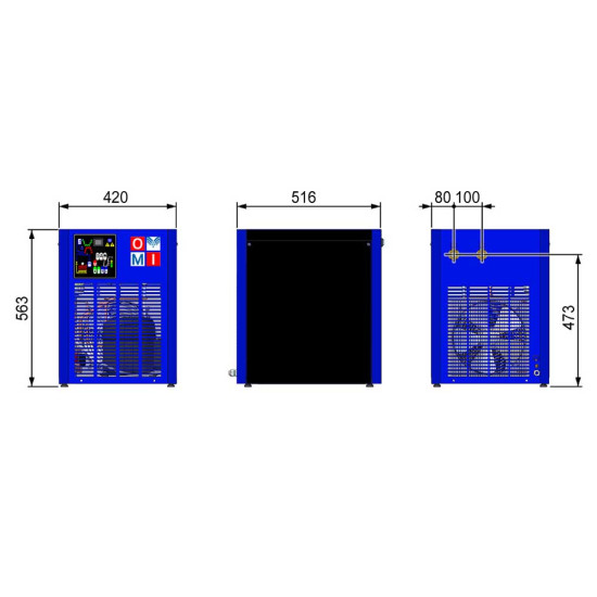 REFRIGERATION AIR DRYER ED 108 ED 108 OMI