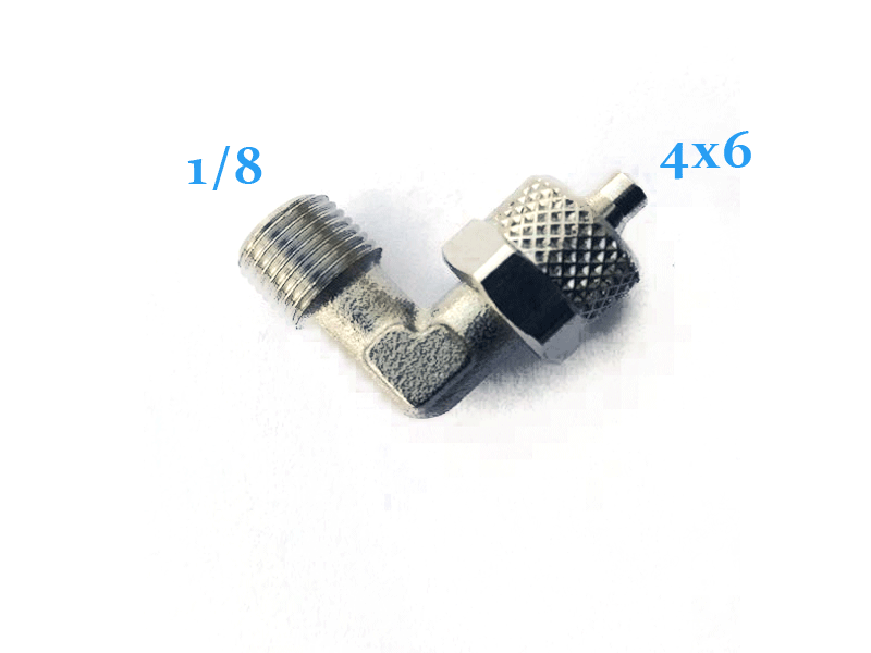 RACORD L CU FILET EXTERIOR 1/8 PENTRU FURTUN 4X6