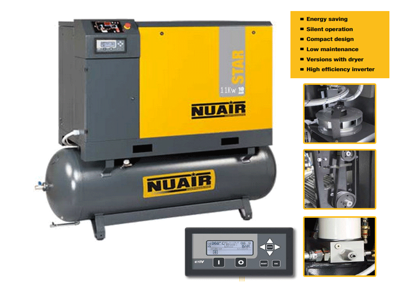 11KW 500L SCREW AIR COMPRESSOR